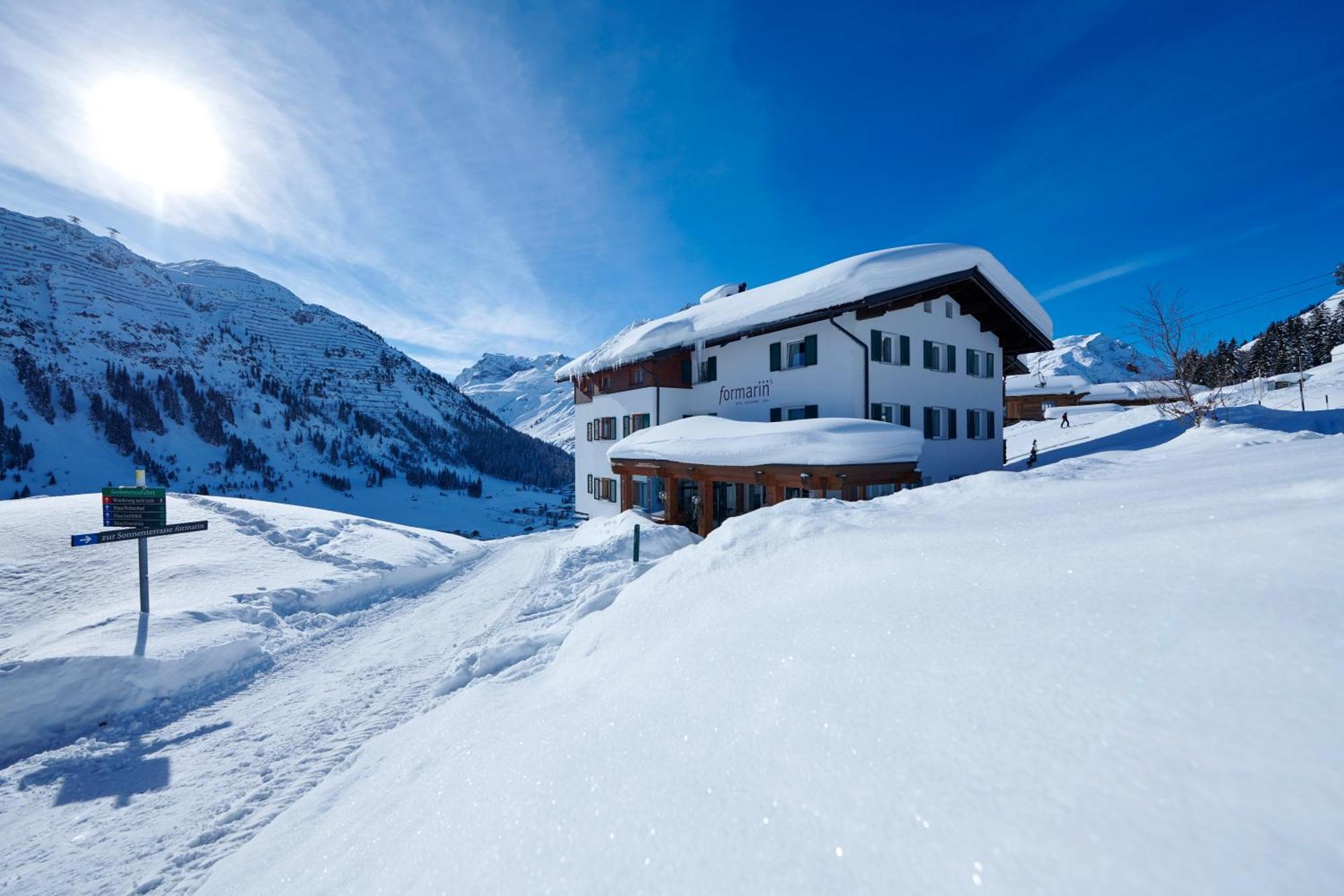 Hotel Restaurant Formarin Oberlech Esterno foto