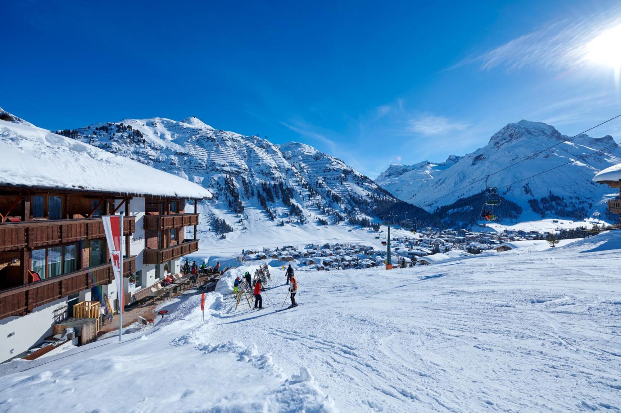Hotel Restaurant Formarin Oberlech Esterno foto